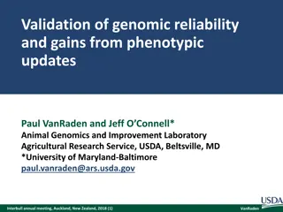 Genomic Reliability and Phenotypic Updates in Animal Genomics