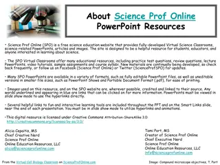 Free Science Education Website - Science Prof Online PowerPoint Resources