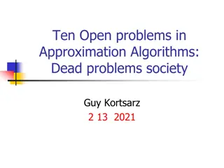 Challenges in Approximation Algorithms: Insights and Open Problems