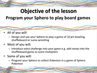 Program Your Sphero for Fun Board Games