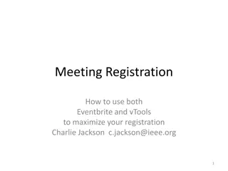 Maximizing Registration with Eventbrite and vTools