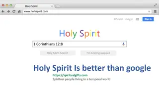 Exploring the Role of the Holy Spirit in Understanding Wisdom and Knowledge