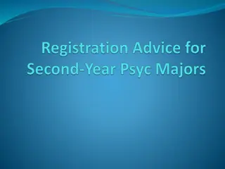 Psychology Major Requirements and Course Options at Acadia University
