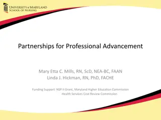 Academic-Service Partnerships for Nursing Professional Advancement