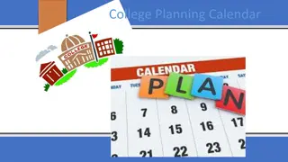 Effective College Planning Calendar for Underclassmen and Juniors