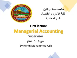 Cost-Volume-Profit Analysis in Managerial Accounting