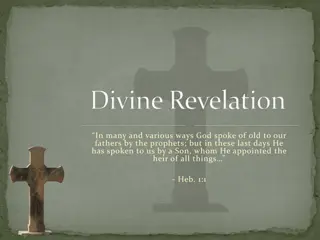 Divine Revelation and God's Communication with Humanity
