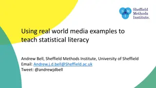 Teaching Statistical Literacy through Real-World Media Examples