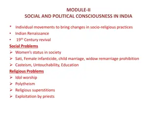 Individual Movements and Social Reforms in Indian Renaissance