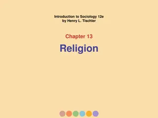 Elements and Types of Religion in Sociology