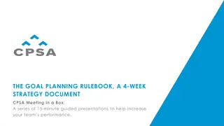 Effective Sales Goal Setting Strategy for Improved Performance