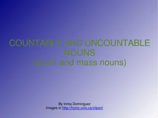 Countable and Uncountable Nouns: A Complete Guide