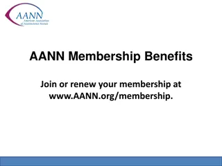 Explore AANN Membership Benefits and Join Today