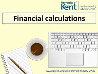 Financial Calculations for Students: Practical Examples and Solutions
