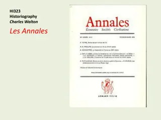 Impact of Annales School Historiography