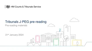 HMCTS Public User Engagement Model Review and Reform