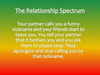 The Relationship Spectrum: Healthy vs Unhealthy Dynamics