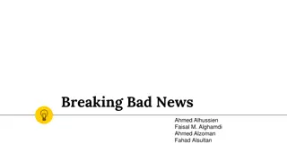 Effective Strategies for Breaking Bad News in Healthcare Settings