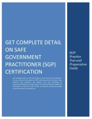Get Complete Detail on SAFe Government Practitioner (SGP) Certification