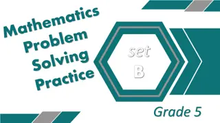Math Problem Solving for Grade 5 Students
