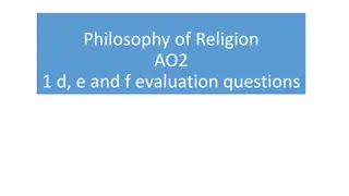 Evaluating Ontological Arguments for God's Existence