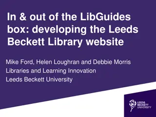Developing Leeds Beckett Library Website: Innovative Strategies Revealed