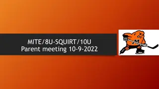 Youth Hockey Program Overview and Staff Introductions