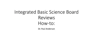 How-to: Integrated Basic Science Board Reviews by Dr. Paul Anderson