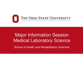 Exciting Opportunity in Medical Laboratory Science at School of Health Sciences