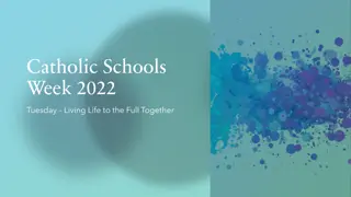 Catholic Schools Week 2022: Embracing Inclusion, Diversity, and Care