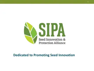 Seed Innovation Program Advancing Agriculture Industry