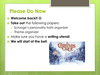 Analyzing Scrooge's Personality Traits and Theme in A Christmas Carol