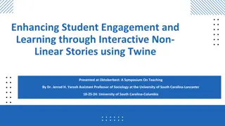 Enhancing Student Engagement Through Interactive Non-Linear Stories