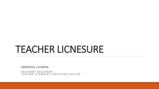 Teacher Licensure Information and Application Process at St. Cloud State University