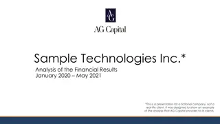 Financial Performance Analysis of Sample Technologies Inc. January 2020 - May 2021
