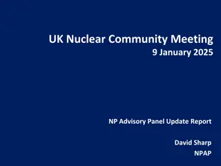 Updates on UK Nuclear Community Meeting & 2024 Roadmap Recommendations