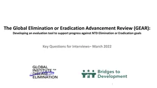 Advancing Oncho Elimination Program: Key Areas for Improvement