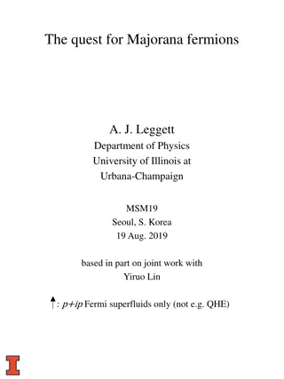 Majorana Fermions in Fermi Superfluids