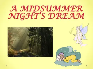 Explore Learning Objectives and Sympathies in a Midsummer Night's Dream