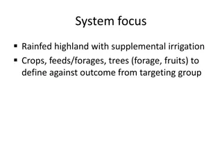 Revitalizing Agricultural Systems: Research and Development in Ethiopia