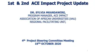 ACE Impact Project Steering Committee Meeting Update