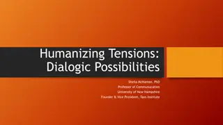 Humanizing Tensions through Dialogic Possibilities