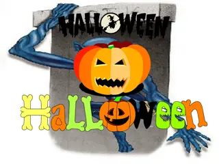 Children's Halloween Activities and Monster Behaviors