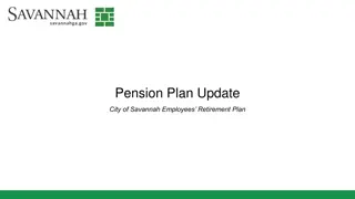 City of Savannah Pension Plan Update & History