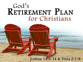 Elderly Wisdom, Church Responsibilities & Godly Living