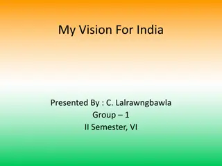 Vision for India in Cultural Harmony and Social Progress