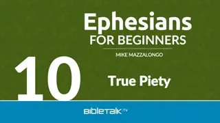 True Piety Through Biblical Wisdom