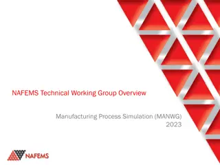 NAFEMS Manufacturing Process Simulation Working Group Overview