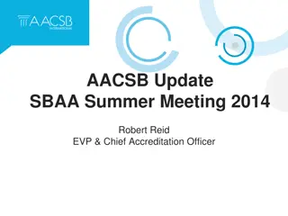 AACSB Update: Insights on Membership, Accreditation, and Management Education
