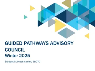 Winter 2025 Guided Pathways Advisory Council at Student Success Center